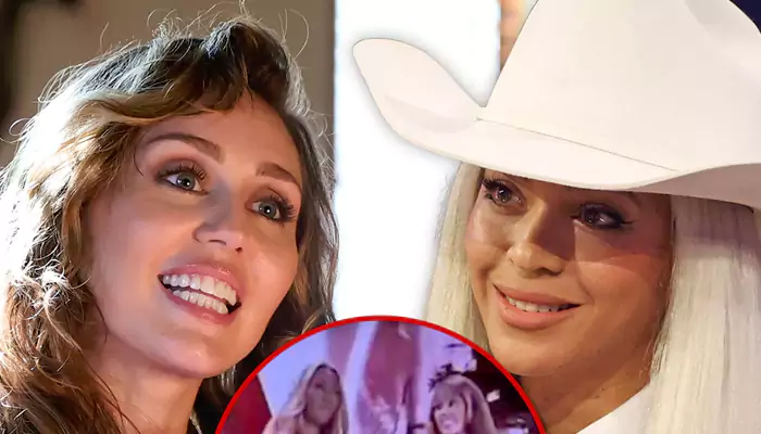 Miley Cyrus Joins Beyoncé Onstage for Surprise Duet at Paris