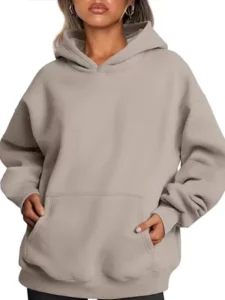 Trendy Queen Womens Oversized Hoodies Fleece Sweatshirts Fall Fashion Pullover Sweaters Winter Clothes
