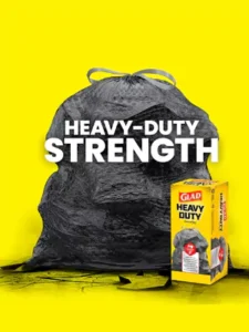 Glad ForceFlexPlus Drawstring Trash Bags