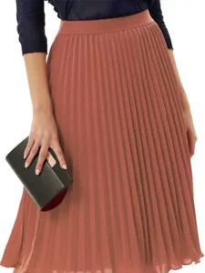 Grace Karin High-Waisted Midi Skirt
